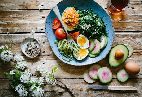 Imagem ilustrativa de alimentação e rotina